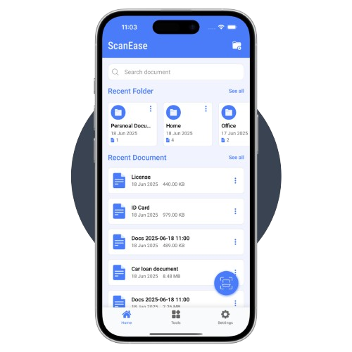 Document Scanner App :ScanEase